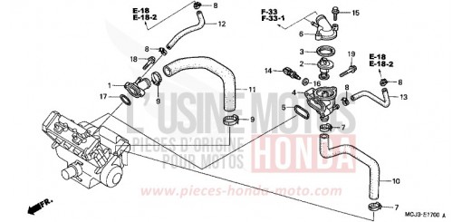 THERMOSTAT CBR900RR3 de 2003